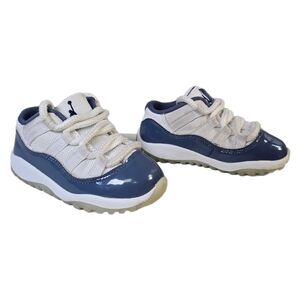 Nike Air Jordan 11 Diffuse Blue White Size 8C Toddler/Pre School FV5120-104 Low